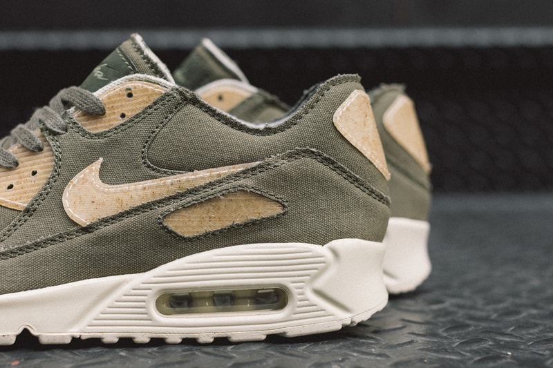マハリシ × ナイキ maharishi nike air max 90 maha olive colorway organic cotton release date pomegranate turmeric 