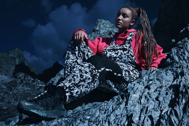 ナイキ nike acg fall winter 2019 collection preview release date overalls pocket react terra gobe sneakers matte black colorway
