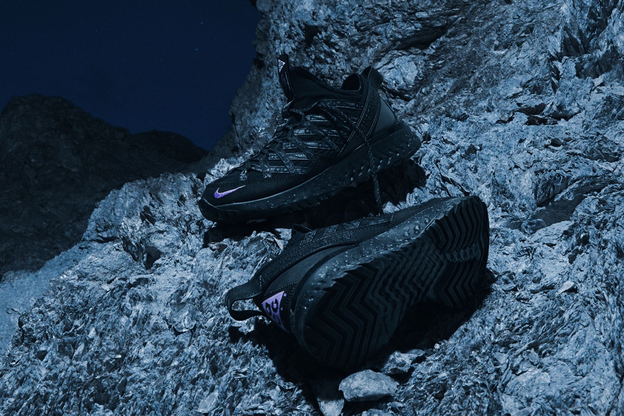 ナイキ nike acg fall winter 2019 collection preview release date overalls pocket react terra gobe sneakers matte black colorway