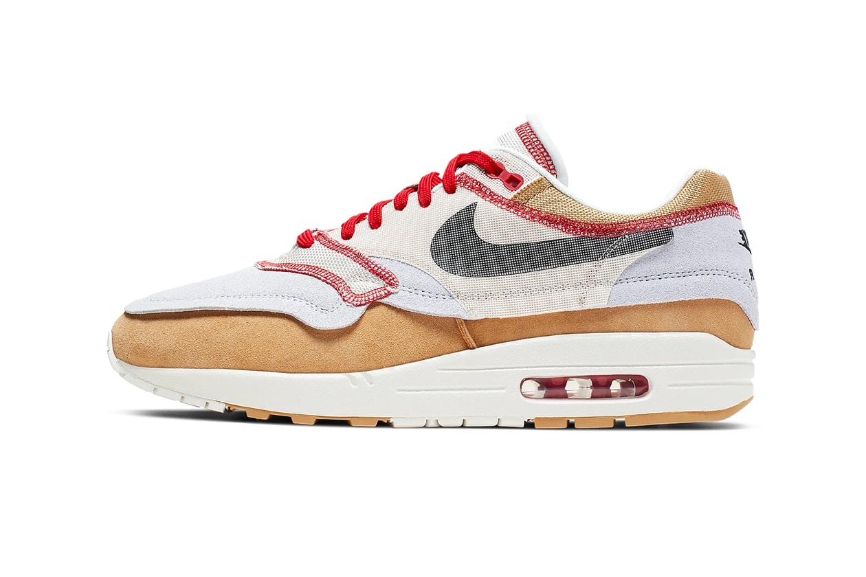 ナイキ エア マックス1 インサイドアウト nike air max 1 inside-out inside out裏表 逆 裏地 新作 発売 スニーカー モデル ビジュアル