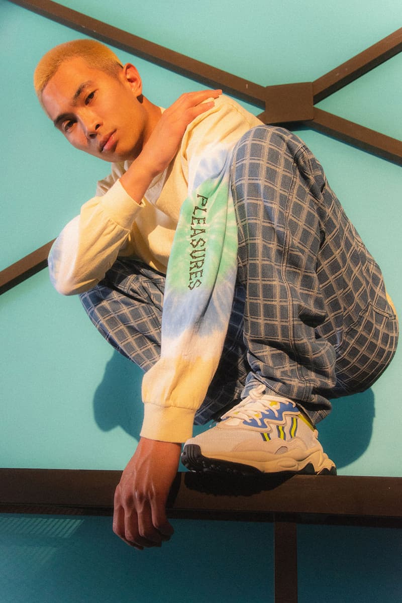 プレジャーズ PLEASURES 2019年秋冬 ルックブック Fall Winter 2019 Collection information overload sherpa fleece jacket graphic t shirts tees hoodies sweaters cardigans shorts alex james