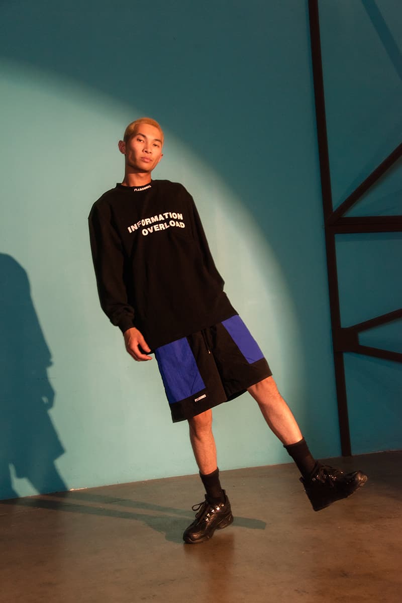 プレジャーズ PLEASURES 2019年秋冬 ルックブック Fall Winter 2019 Collection information overload sherpa fleece jacket graphic t shirts tees hoodies sweaters cardigans shorts alex james