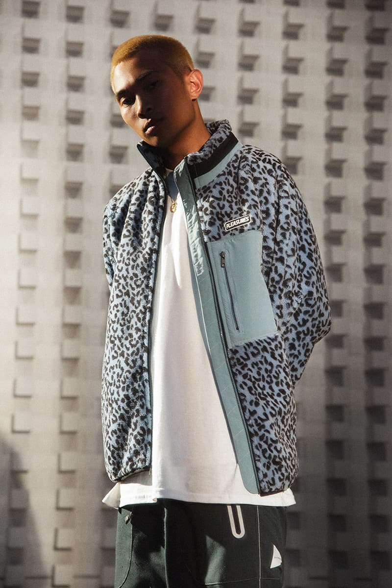 プレジャーズ PLEASURES 2019年秋冬 ルックブック Fall Winter 2019 Collection information overload sherpa fleece jacket graphic t shirts tees hoodies sweaters cardigans shorts alex james