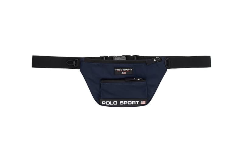 ポロスポーツ Polo Ralph Lauren ポロラルフローレン Sport Bag Collection 90年代 スポーツ バッグ カプセル コレクション Drop Release Information ネイビー ロゴ アメリカ Wallet Belt Navy United States of America USA Duffle Waist Fanny Pack Crossbody Nylon Twill Canvas Tote Bags