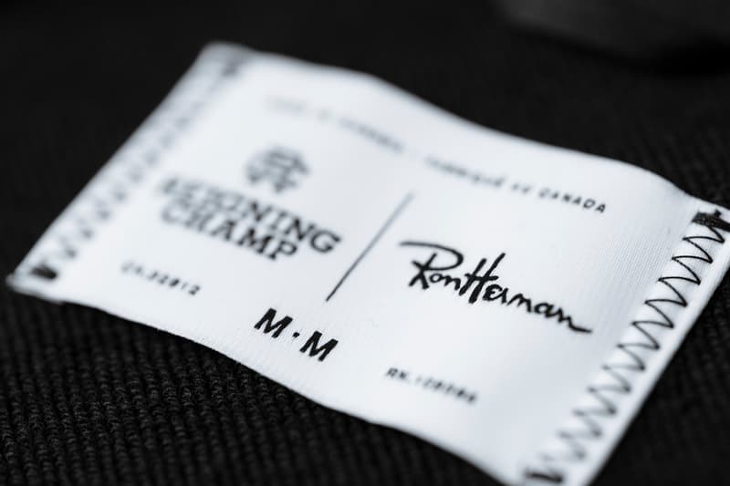 Ron Herman ロンハーマン カナダの実力派ブランド Reigning Champ との別注アパレルアイテムが登場