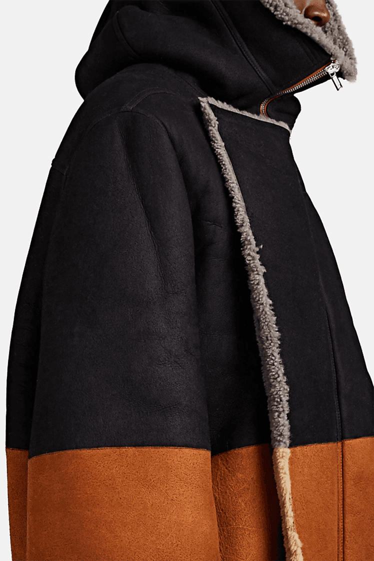 Fall リック オウエンス Rick Owens 秋冬 新作 2019 コレクション コート Colorblocked Shearling Coat Low Stock