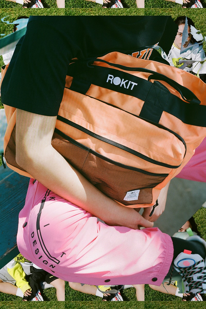 ROKIT “Product of True Stories” Fall Winter 2019 FW19 Lookbook Collection Aidan Cullen Photography Skate Films Basketball Hooping Mixtapes Melter Jacket Lava Jersey