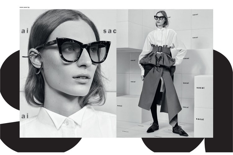 sacai が日本発のアイウェアブランド Native Sons とタッグを組んだコラボサングラスを発表