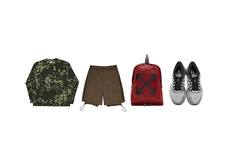 SSENSE picks the latest outdoorsy items 2019 hiking trekking sports athleisure outdoor fashion street style エッセンス 旬 トレッキング アウトドア ファッション ストリート アイテム おすすめ アシックス ワイエス バレンシアガ オフホワイト