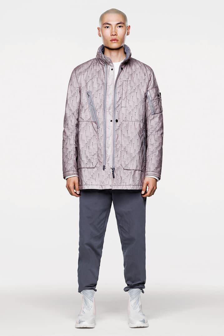 Stone Island ストーンアイランド Shadow Project シャドウプロジェクト Fall Winter 2019 FW19 秋冬のルックブック コレクションCollection Lookbook Imagery DPM Chine New Fabrics Technical Convertible Down Jacket Footwear Trousers Outerwear Techwear Garment Dyed Two Layer Fabric