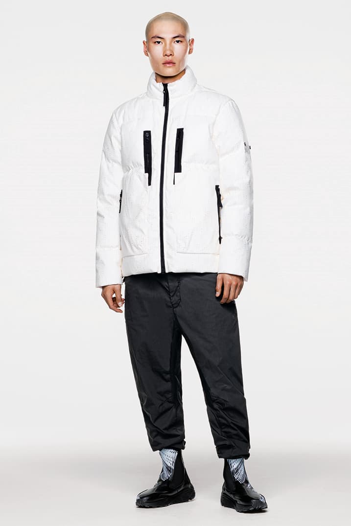 Stone Island ストーンアイランド Shadow Project シャドウプロジェクト Fall Winter 2019 FW19 秋冬のルックブック コレクションCollection Lookbook Imagery DPM Chine New Fabrics Technical Convertible Down Jacket Footwear Trousers Outerwear Techwear Garment Dyed Two Layer Fabric