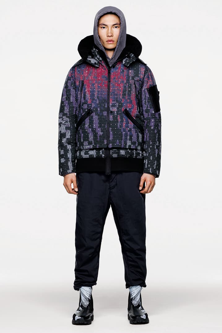 Stone Island ストーンアイランド Shadow Project シャドウプロジェクト Fall Winter 2019 FW19 秋冬のルックブック コレクションCollection Lookbook Imagery DPM Chine New Fabrics Technical Convertible Down Jacket Footwear Trousers Outerwear Techwear Garment Dyed Two Layer Fabric