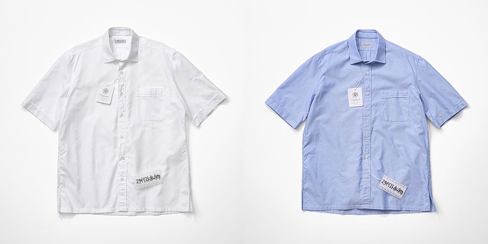 シャルベ と スタイリスト私物の半袖オックスフォードシャツが登場  