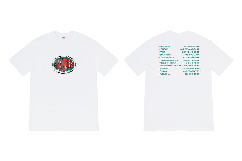 Supreme シュプリーム 2019年秋冬コレクション Tシャツ
