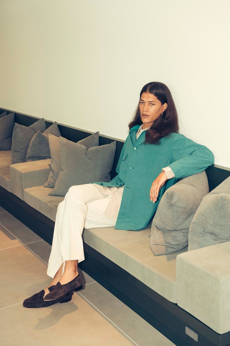 ユナイテッドアローズ＆サンズ UNITED ARROWS ＆ SONS セットアップ ジャケット パンツ シャツ ニットカーディガン レザーシューズ