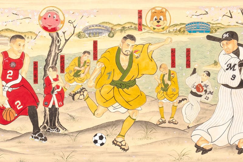 ZOZOTOWN が千葉を拠点にする3球団と浮世絵師の三巴彫ひろとチームアップしたコラボカプセルを発売