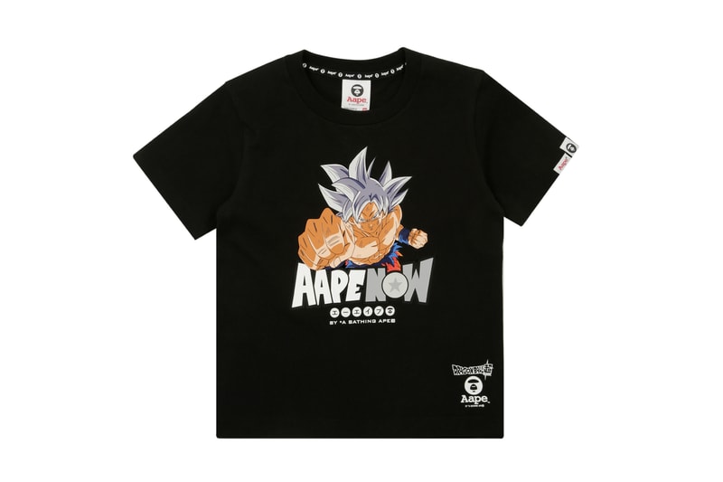 'Dragon Ball Super: Broly' x AAPE Second Capsule aape by a bathing aape dragon ball z collaborations Toei Animation Goku Frieza Vegeta Vegito aape moonface