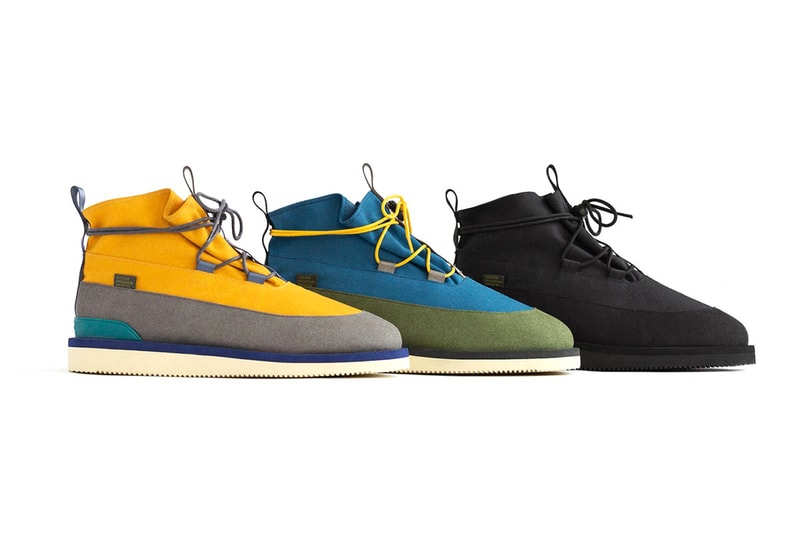 Aimé Leon Dore x Suicoke Hobbs Boots Fall Winter 2019 Collaborations footwear Teddy Santis yellow grey blue grey green all black 