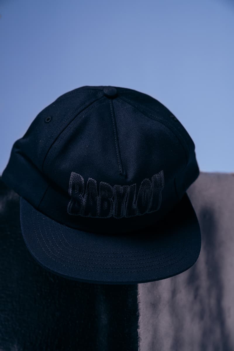 バビロンLA Babylon LA Fall/Winter 2019 Lookbook Collection Cut & Sew heavy plaid jacket tie dye knit sweater tricolor rugby half zip anorak Drop 1