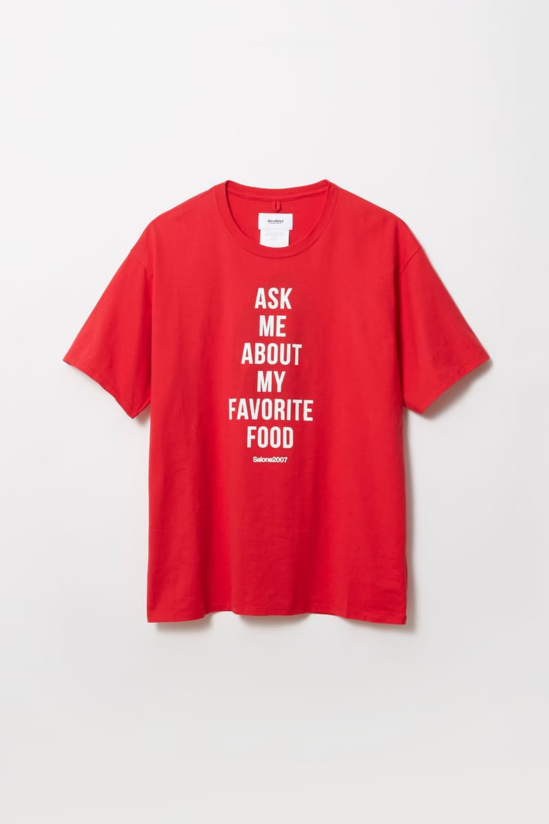 バーニーズ x ダブレット x サローネ2007 Barneys New York が doublet とイタリアンレストラン SALONE2007 とチームアップしたスペシャルTシャツをリリース 