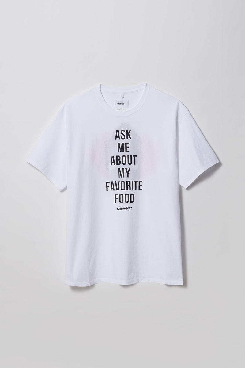 バーニーズ x ダブレット x サローネ2007 Barneys New York が doublet とイタリアンレストラン SALONE2007 とチームアップしたスペシャルTシャツをリリース 