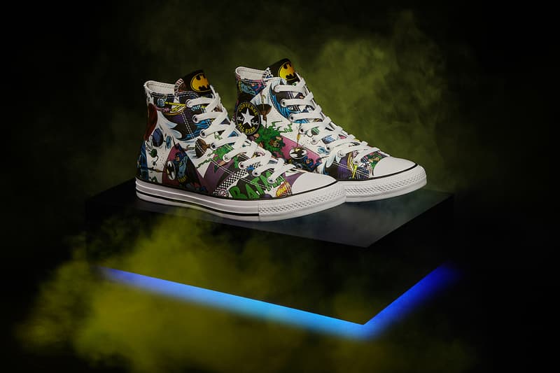 コンバース バットマン 'Batman' x Converse Collaboration 80th Anniversary Edition Footwear All Star Chuck Taylor '70 Hi Low Logo Batwings Caped Crusader Superhero DC Warner Bros.