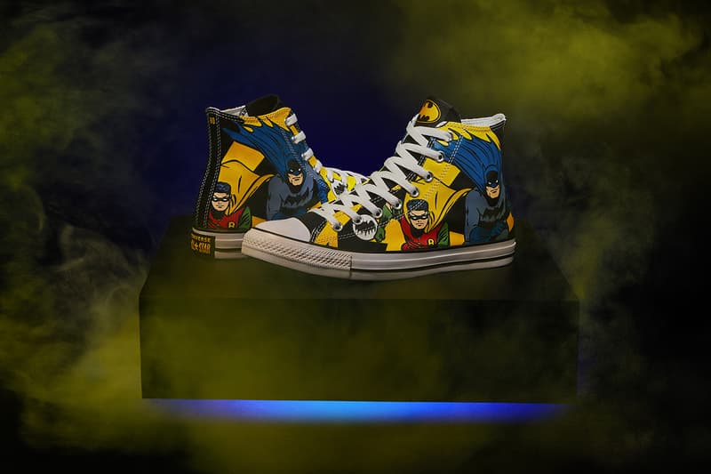 コンバース バットマン 'Batman' x Converse Collaboration 80th Anniversary Edition Footwear All Star Chuck Taylor '70 Hi Low Logo Batwings Caped Crusader Superhero DC Warner Bros.