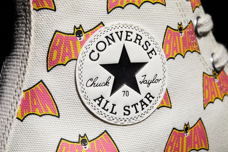 コンバース バットマン 'Batman' x Converse Collaboration 80th Anniversary Edition Footwear All Star Chuck Taylor '70 Hi Low Logo Batwings Caped Crusader Superhero DC Warner Bros.