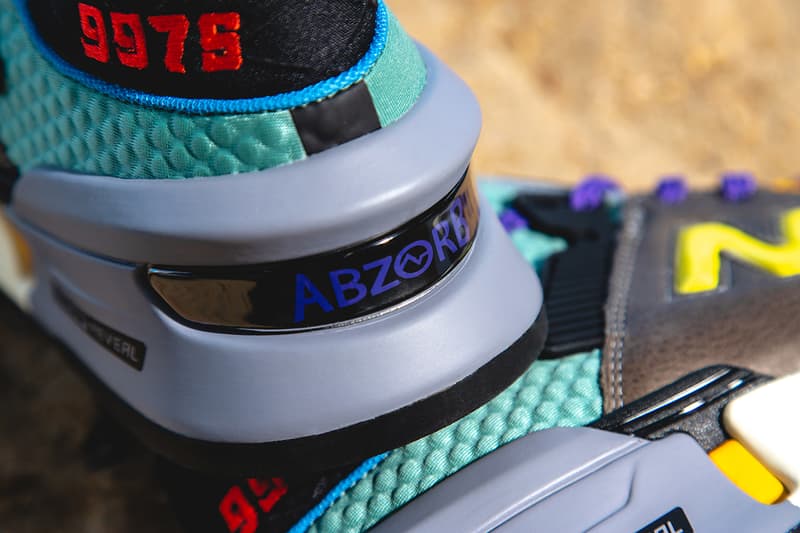 new balance ニューバランス 997s ボデガ bodega no bad days コラボ フットウェア スニーカー closer look buy cop purchase grey brown leather teal yellow red