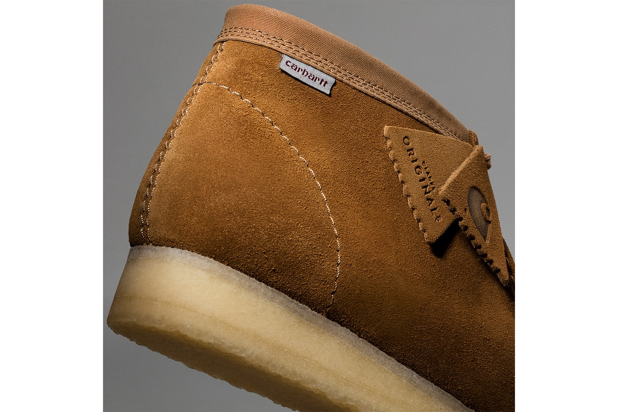 クラークスオリジナルズ カーハートWIP コラボ シューズ 発売 Clarks Originals Carhartt WIP Wallabee Boot