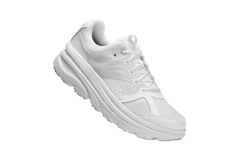 Engineered Garments エンジニアドガーメンツ x HOKA ONE ONE ホカオネオネ コラボ 第3弾目 フットウェア スニーカー アシンメトリー ネペンテス capsule three colorways drop date release info multicolor yellow blue red green black white