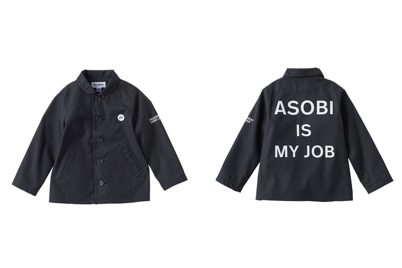 フラグメントとファミリアがタッグを組んだコラボコレクション第2弾が登場 fragment design と子供服の familiar がタッグを組んだコラボコレクション第2弾が登場