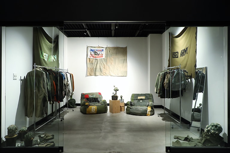 Drx Romanelli ドクターロマネリ pop up ポップアップ tokyo 東京 trunk hotel トランク ホテル サボテン ポップアップharajuku darren romanelli sustainability designer vintage old good remake repurpose products collection pop up cactus interview 
