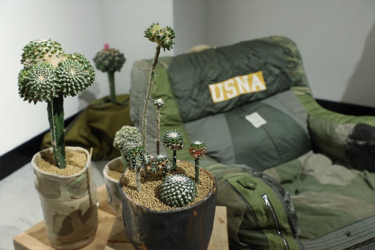 Drx Romanelli ドクターロマネリ pop up ポップアップ tokyo 東京 trunk hotel トランク ホテル サボテン ポップアップharajuku darren romanelli sustainability designer vintage old good remake repurpose products collection pop up cactus interview 