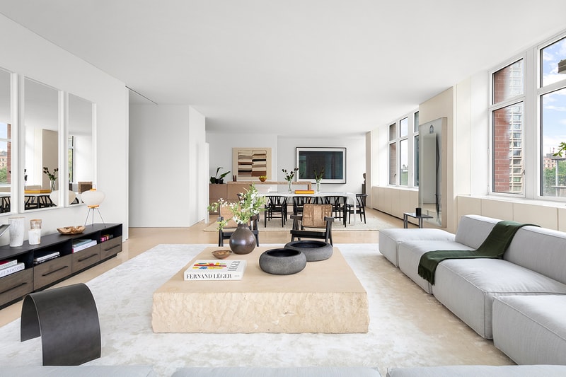 カニエウェスト ニューヨーク kanye west new york apartment city soho 25 west houston street core emily beare listing buy cop purchase kim kardashian design Claudio Silvestrin architect design minimal