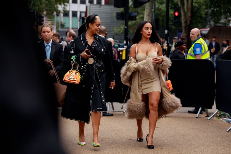 ストリートスナップ :ロンドンファションウィーク2020年春夏 London Fashion Week Spring Summer 2020 Street Style runways catwalks burberry chanel riccardo tisci jorja smith