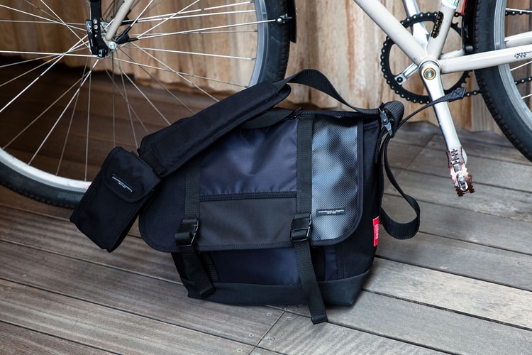 Engineered Garments と Pilgrim Surf+Supply と Manhattan Portage によるトリプルネームバッグが誕生