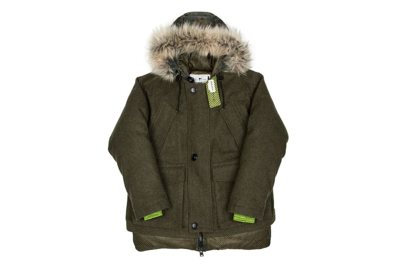 nhoolywood×woolrich 3wayレイヤーダウン 何気ない