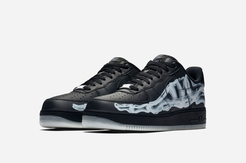ナイキからエアフォース 1 “ブラックスケルトン”が発売 ハロウィンシーズンに向け Nike から Air Force 1 “Black Skeleton” がリリース