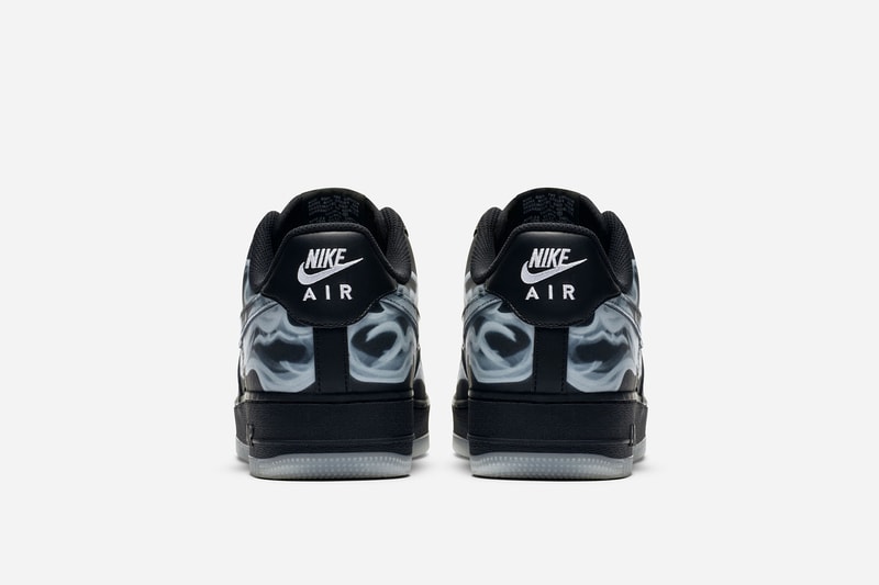 ナイキからエアフォース 1 “ブラックスケルトン”が発売 ハロウィンシーズンに向け Nike から Air Force 1 “Black Skeleton” がリリース