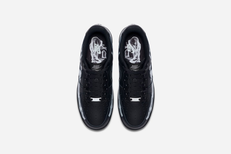 ナイキからエアフォース 1 “ブラックスケルトン”が発売 ハロウィンシーズンに向け Nike から Air Force 1 “Black Skeleton” がリリース