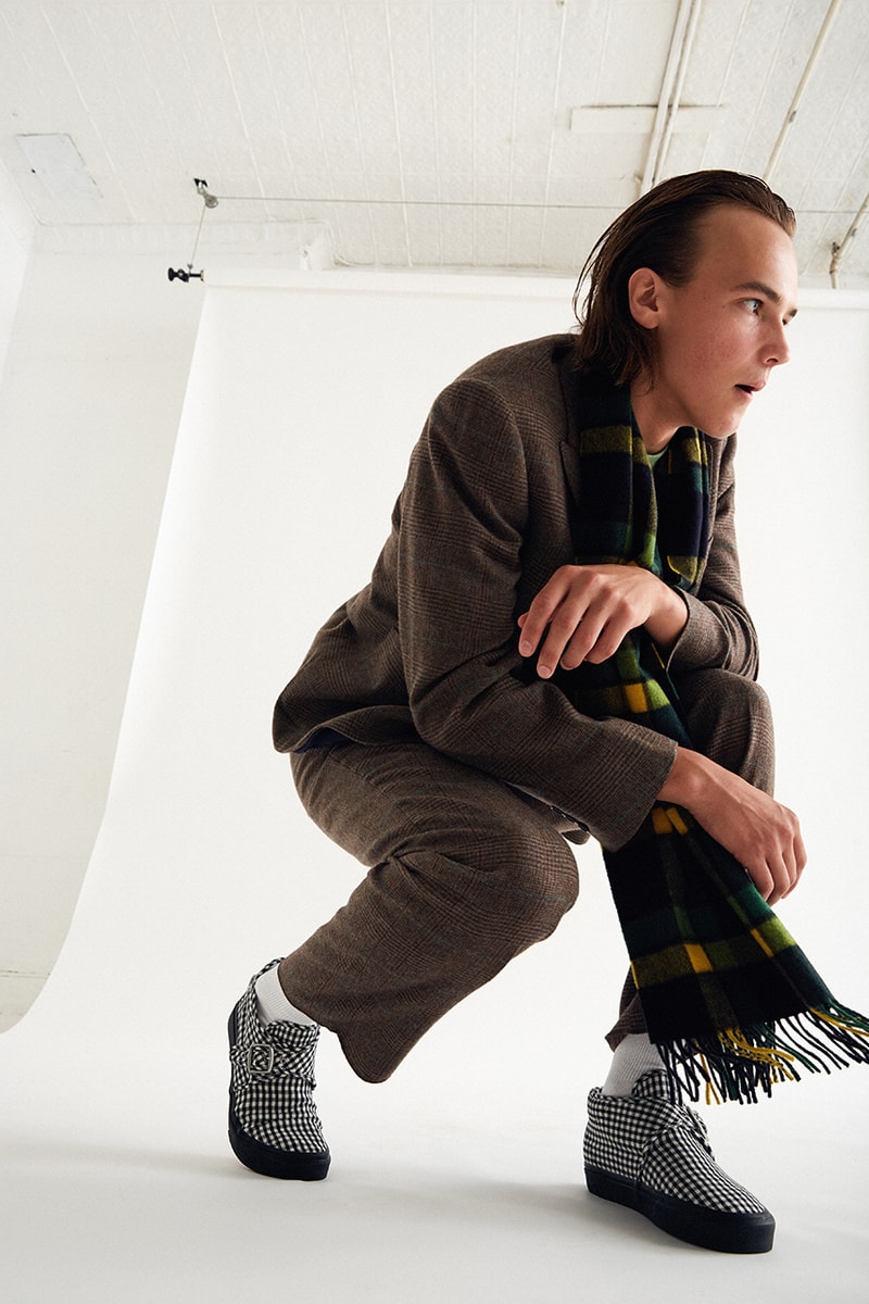 NOAH ノア x ヴァンズ  Vans 秋冬 最新 コラボ Fall/Winter 2019 スニーカー チェッカ ギンガム タータン Sneaker Collaboration style 47 fw19 drop release date info september 12 buy pattern tartan plaid gingham check dogstooth checkerboard