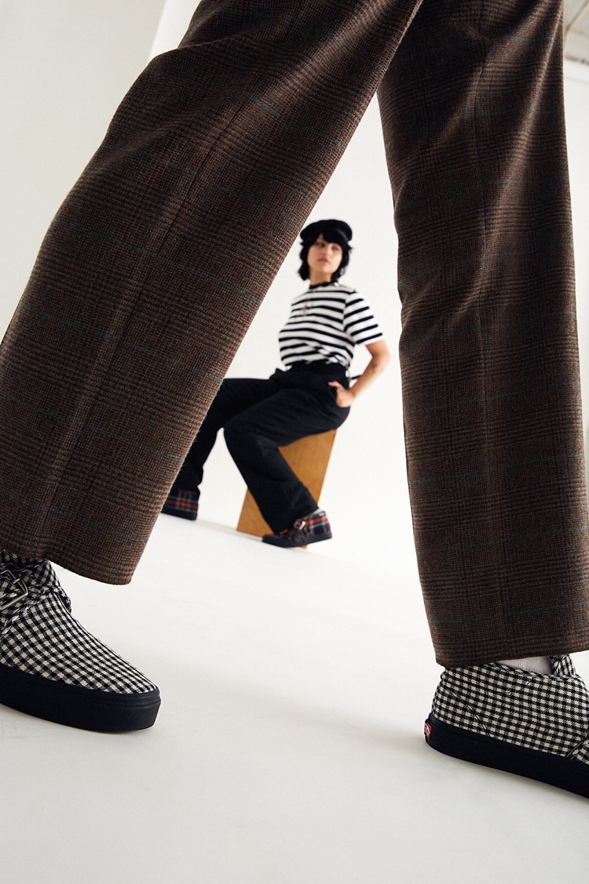 NOAH ノア x ヴァンズ  Vans 秋冬 最新 コラボ Fall/Winter 2019 スニーカー チェッカ ギンガム タータン Sneaker Collaboration style 47 fw19 drop release date info september 12 buy pattern tartan plaid gingham check dogstooth checkerboard