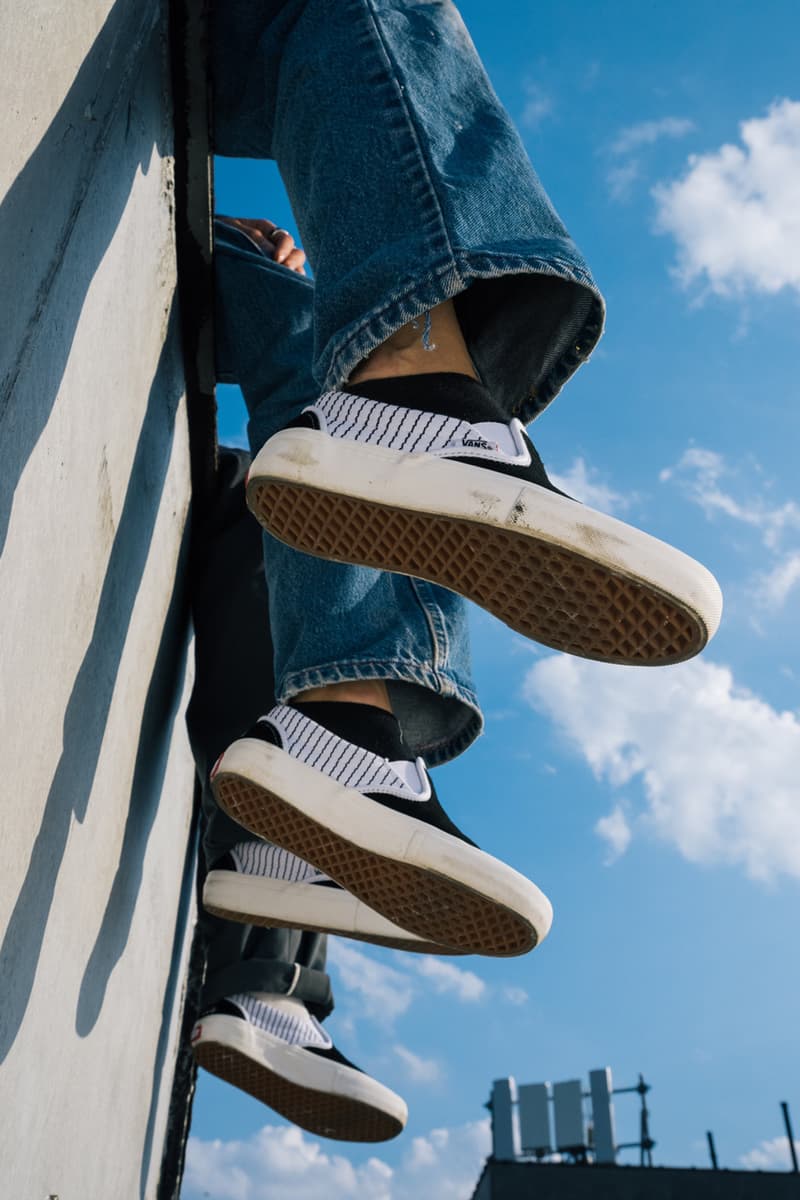 ピールズ × ヴァンズ コラボレーション Peels Vans Sneaker Apparel Collection Collaboration Rose Stripes Classic Slip-Ons Black White Red Green Shirts Long-Sleeves Crewneck