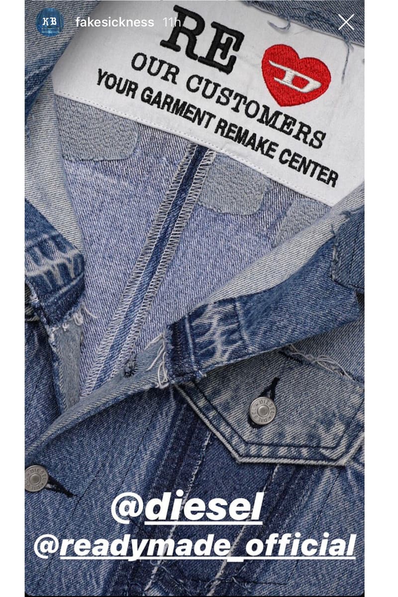 レディメイド ディーゼル READYMADE と Diesel のコラボアイテムが近日登場?