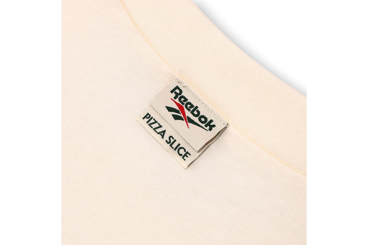 リーボック ピザスライス Reebok CLASSIC が PIZZA SLICE とタッグを組んだコラボTシャツをリリース