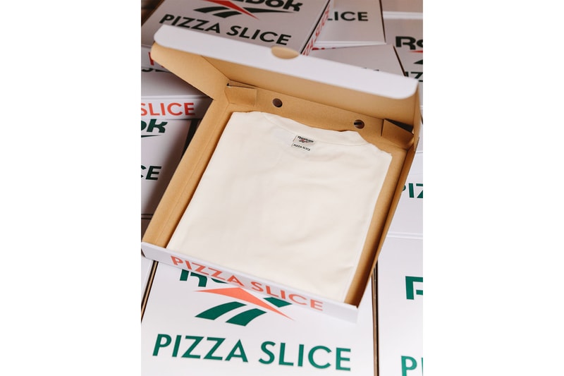 リーボック ピザスライス Reebok CLASSIC が PIZZA SLICE とタッグを組んだコラボTシャツをリリース