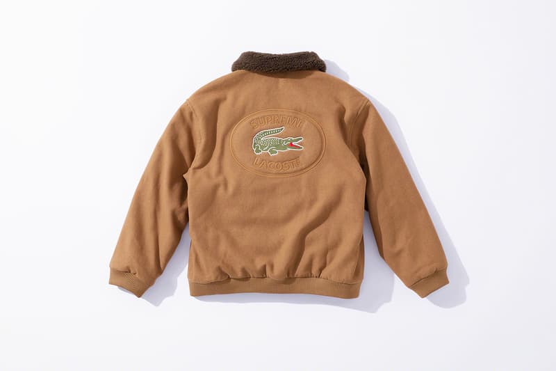 シュプリーム x ラコステ Supreme 2019年秋冬コレクションから LACOSTE とのコラボアイテムが登場