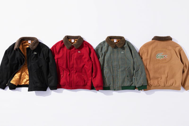 シュプリーム x ラコステ Supreme 2019年秋冬コレクションから LACOSTE とのコラボアイテムが登場
