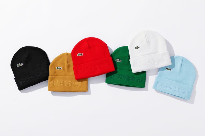 シュプリーム x ラコステ Supreme 2019年秋冬コレクションから LACOSTE とのコラボアイテムが登場